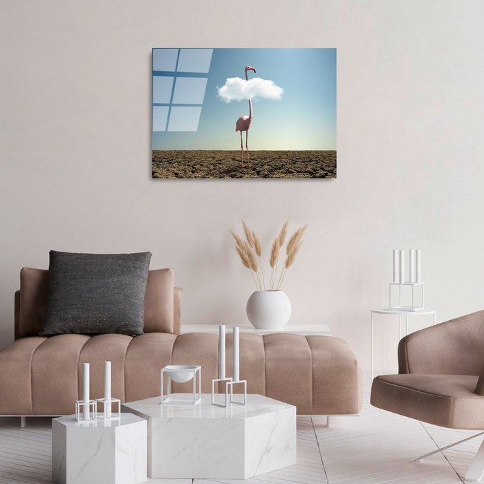 Wallity Cuadro Decorativo de Vidrio Templado UV-464 50 x 70 cm Multicolor
